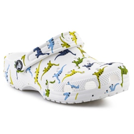 Lasten tukkeut Crocs Classic Character Print Clog 209695-9DH White valkoinen 2