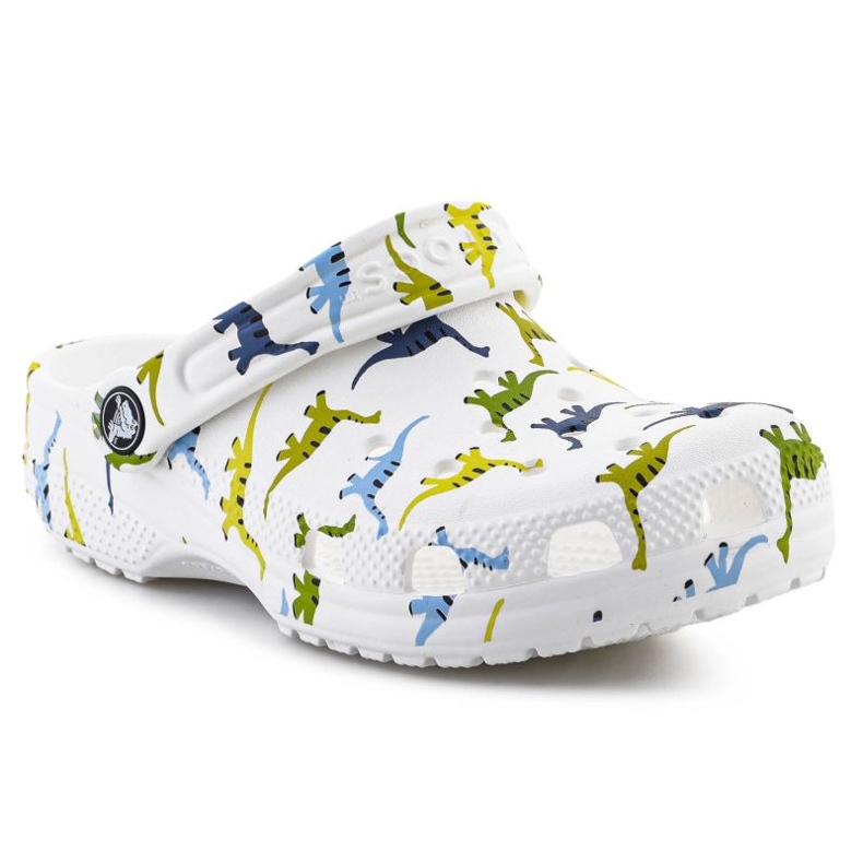 Lasten tukkeut Crocs Classic Character Print Clog 209695-9DH White valkoinen 2