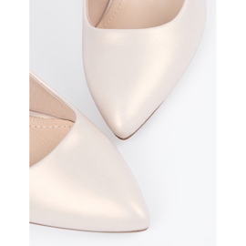 Sergio Leone Klassinen kevyt beige pumput 1