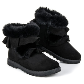 Seastar Mustat saappaat röyhelöllä 1