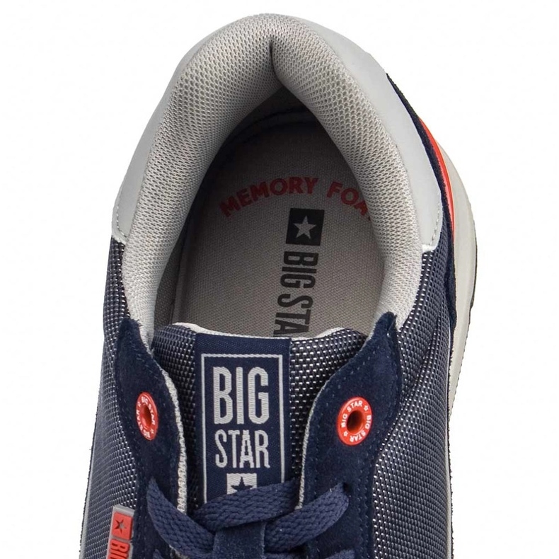 Miesten urheilukengät Memory Foam Big Star LL174122 Navy Blue 1