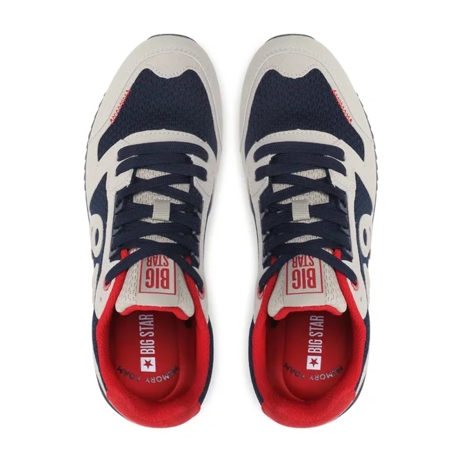 Miesten urheilukengät Memory Foam Big Star LL174256 Beige 2