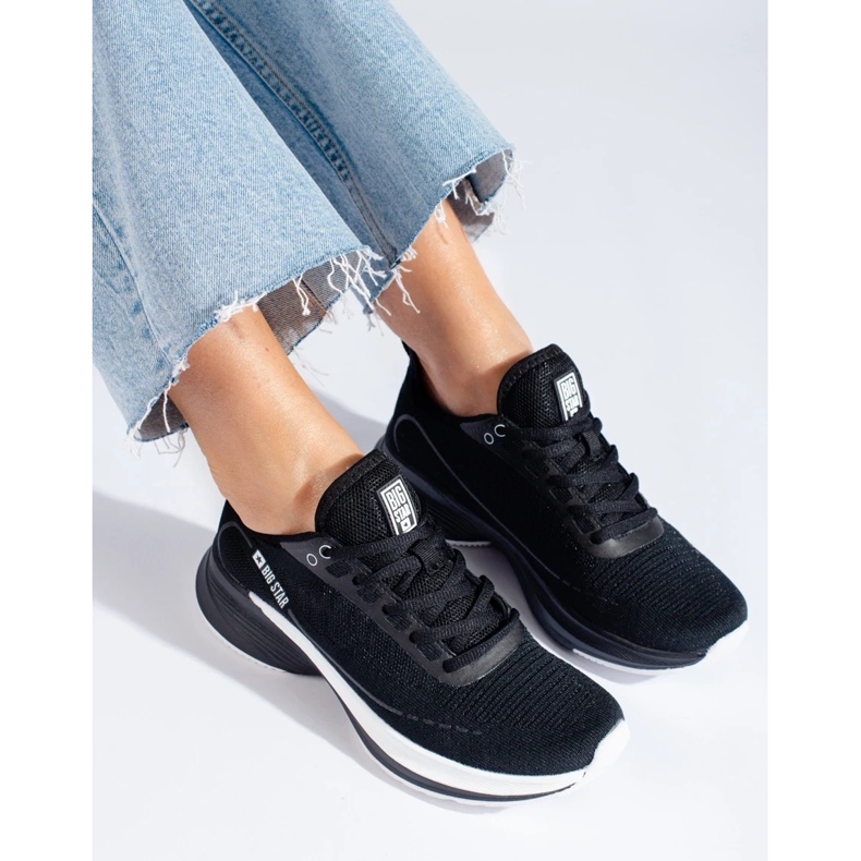 Sneakers Naisten kengät Big Star LL274327 musta 2