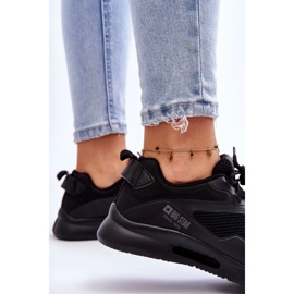 Sneakers Naisten kengät Big Star LL274372 Musta 2