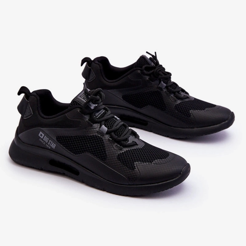 Sneakers Naisten kengät Big Star LL274372 Musta 1