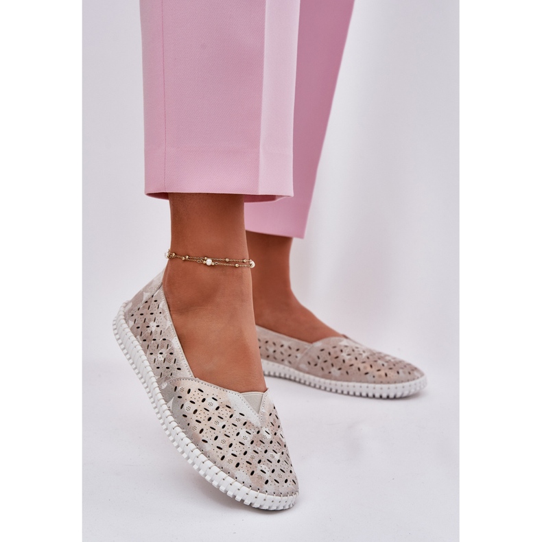 EVento Subcrew Openwork Naisten kultaharmaa kengät 2