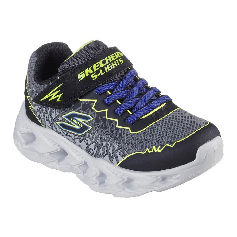 Skechers S Lights Vortex 2.0 Zorento 400603L-BKYL SHOUS musta 1