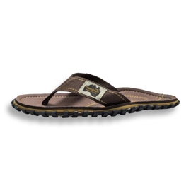 Japanilaiset Gumbies Islander Flip-Flops unisex Aboriginal GU-FFISL095 ruskea 2