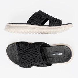 Naisten mustat tossut Sergio Leone -alustalla 2