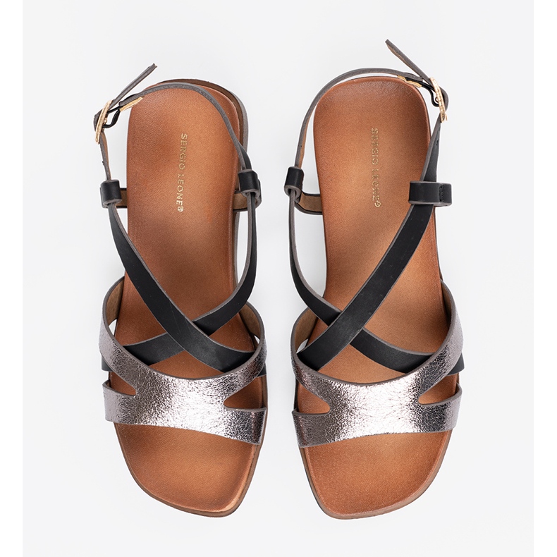 Sergio leone naisten mustia sandaalit musta 1