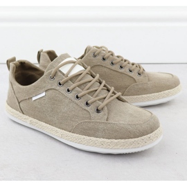 Miesten kengät espadrilles khaki nowacki 0017-e beige 1