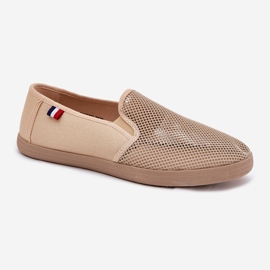 EVento Miesten avoimet lenkkarit mesh -lenkkarit beige -lenkkarit 4
