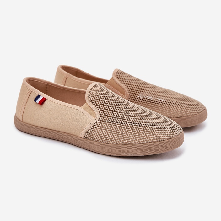 EVento Miesten avoimet lenkkarit mesh -lenkkarit beige -lenkkarit 1