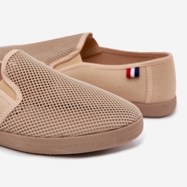 EVento Miesten avoimet lenkkarit mesh -lenkkarit beige -lenkkarit 3