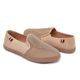 EVento Miesten avoimet lenkkarit mesh -lenkkarit beige -lenkkarit 6