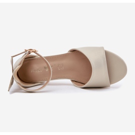 EVento Kiiltävä kultainen kultasandaalit 1