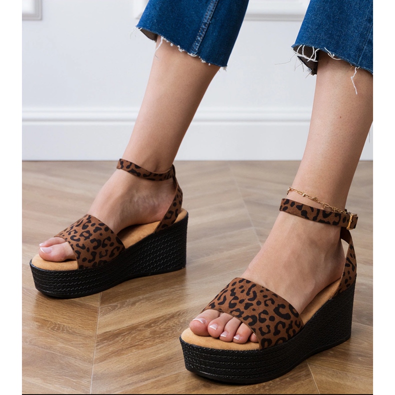 Panther -sandaalit Ekozamsz -alustalla monivärinen 1