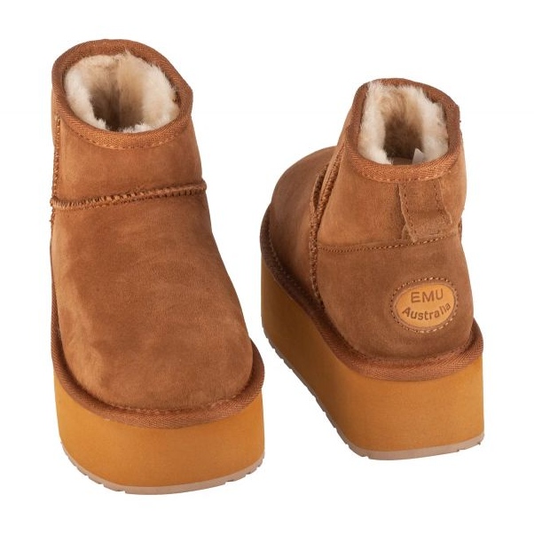 EMU Australia Stinger Micro Flatform Shoes W13082-Ches ruskea 2