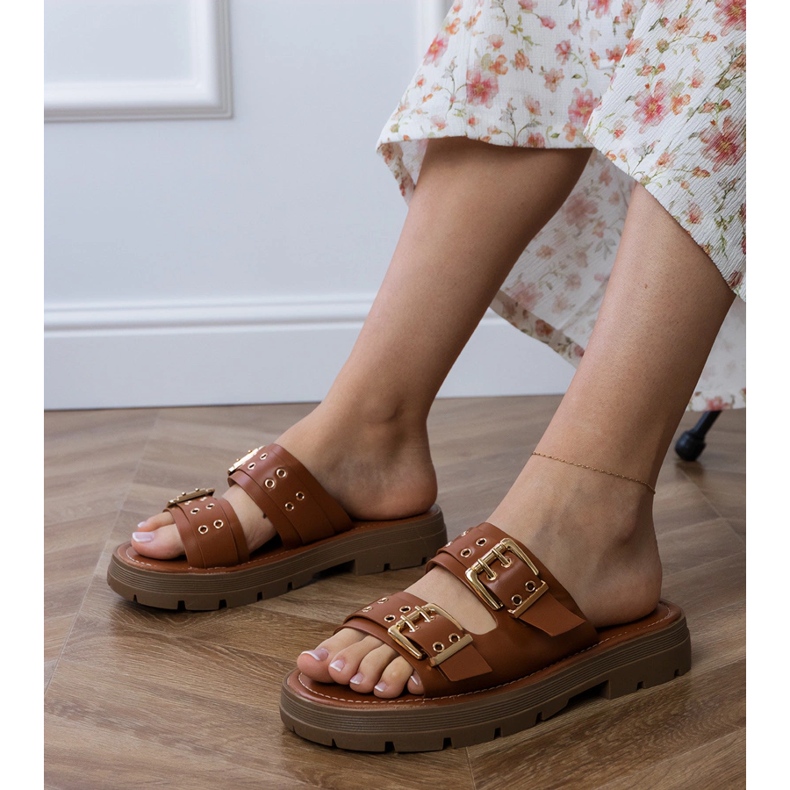 Ruskea litteä läppä 1