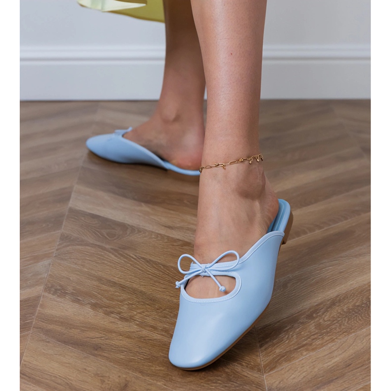 Sininen flip -liukut, jotka on rakennettu tasaiselle pohjalle 1