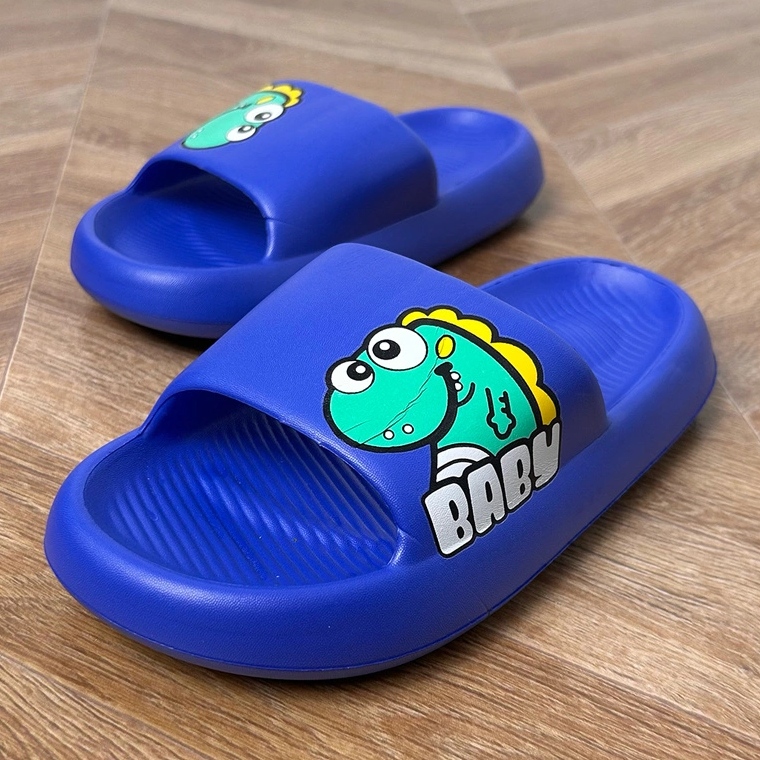 Sinisten lasten flip flops painetulla sininen 2