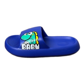 Sinisten lasten flip flops painetulla sininen 3