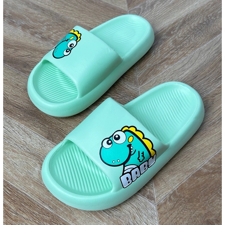 Vihreiden lasten flip flops painetulla vihreä 1