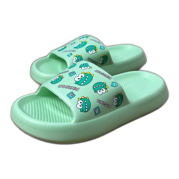 Vihreiden lasten flip flops painetulla vihreä 2