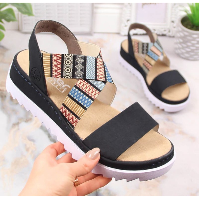 Naisten sandaalit Rieker v44G8-14 musta 2