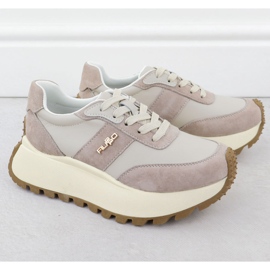 Nahkaurheilukengät paksulla alustalla beige filippo dp6785 2