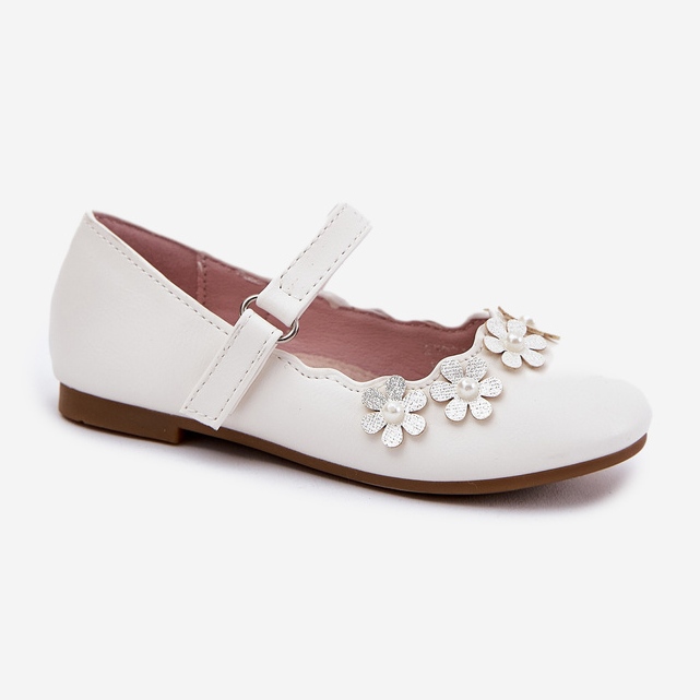 EVento Lasten balleriinit valkoisilla kukilla valkoinen 2