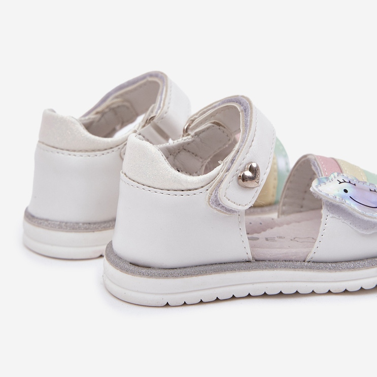 EVento Lasten sandaalit tarrakiinnitys, valkoinen 2