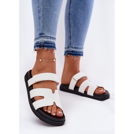 Naisten flip flops Vinceza 17401 tarranauhan kanssa valkoinen 2