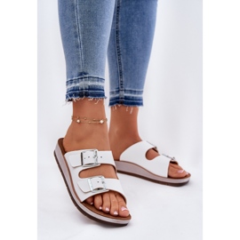 Naisten flip flops inblu -solki CP000042 valkoinen 2