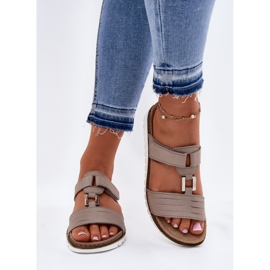 Naisten flip -flops inblu cn0007g beige 3