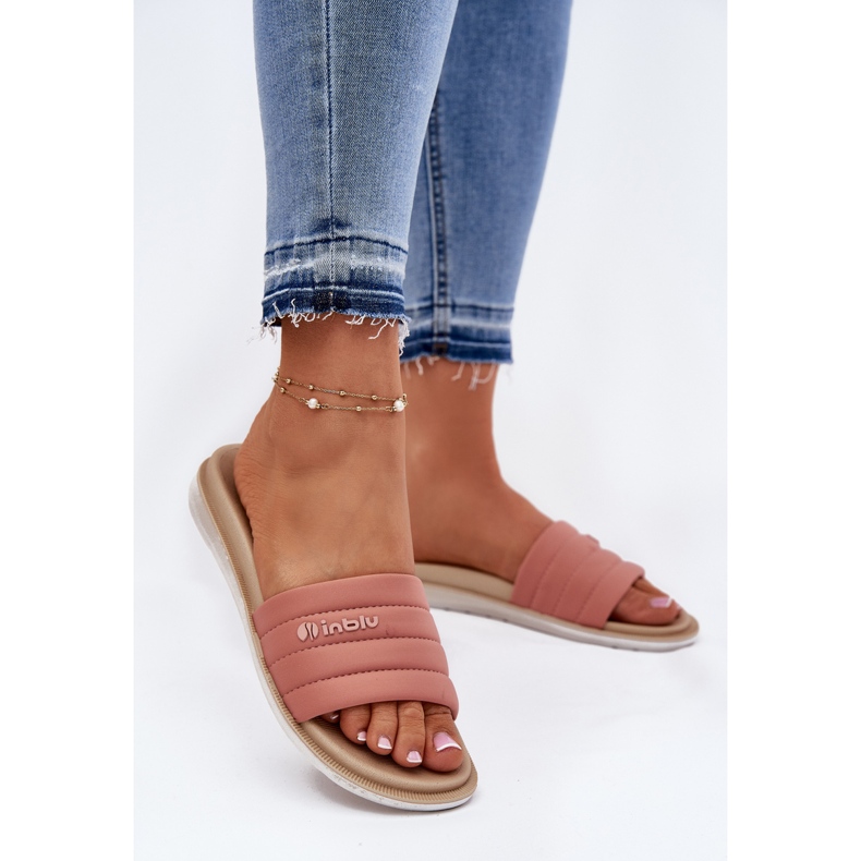 Naisten inblu sf000003 flip flops vaaleanpunainen 2