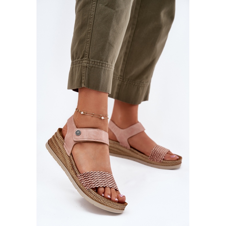 Naisten sandaalit Inblu RV000014 -kiilassa vaaleanpunainen 2