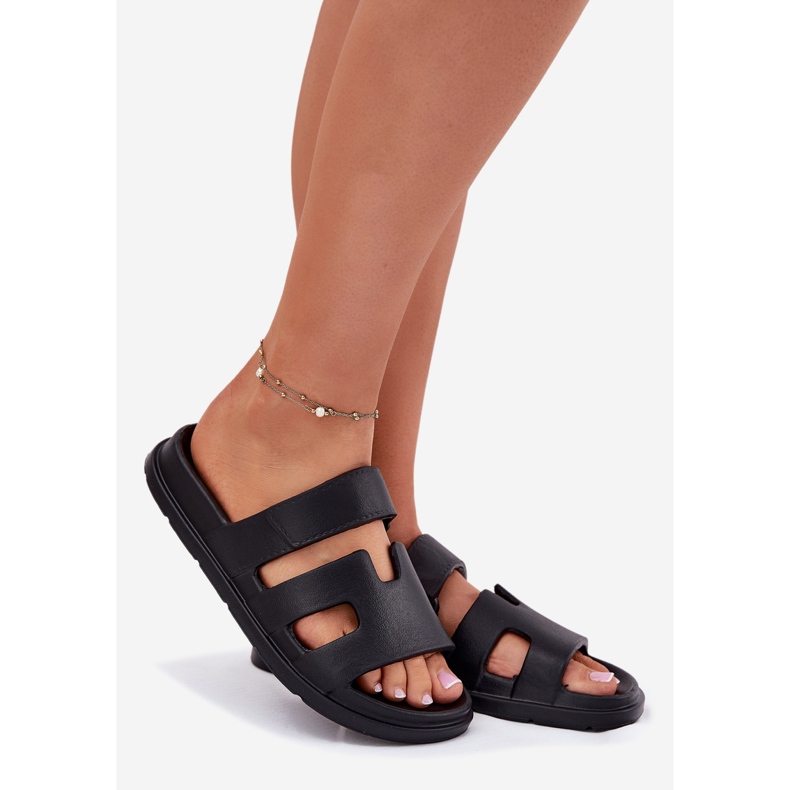 EVento Naisten vaahtotossut mustat 1