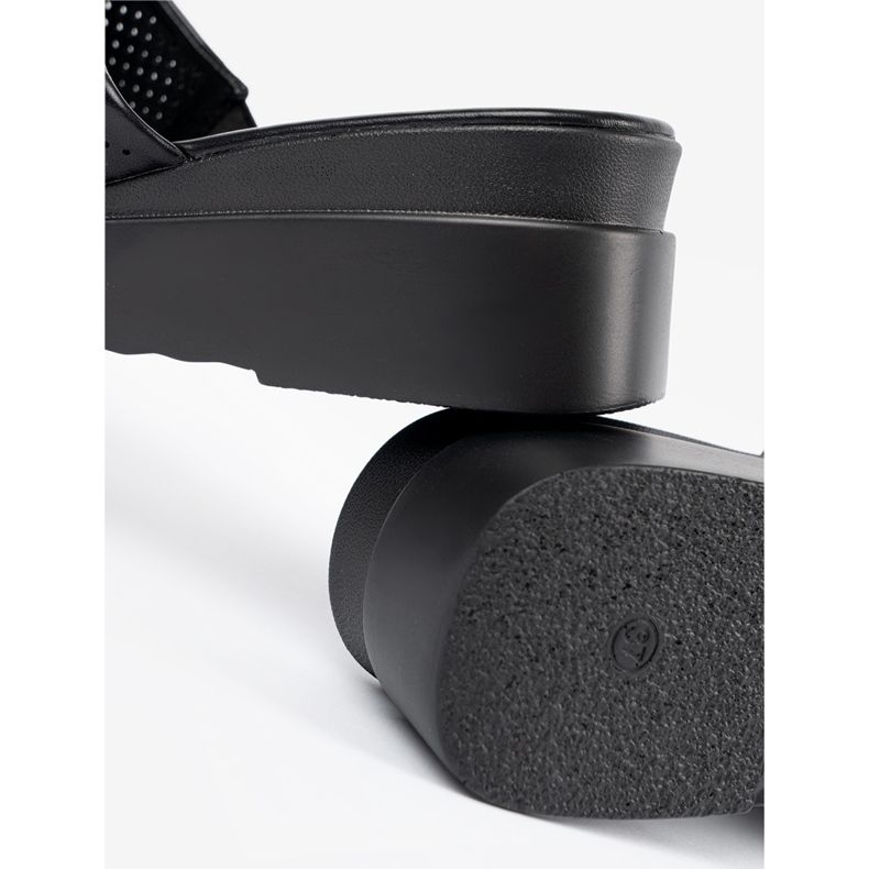 Seastar Musta Flip -Flops Openwork -alustalla 1