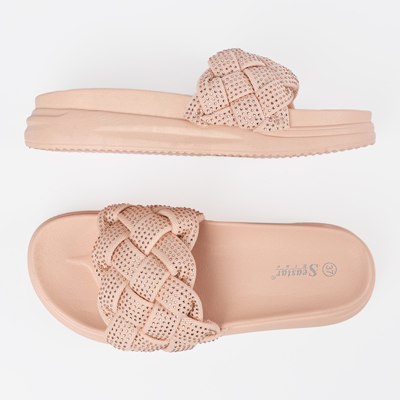 Seastar Vaaleanpunaiset läpikulut kiteillä vaaleanpunainen 1