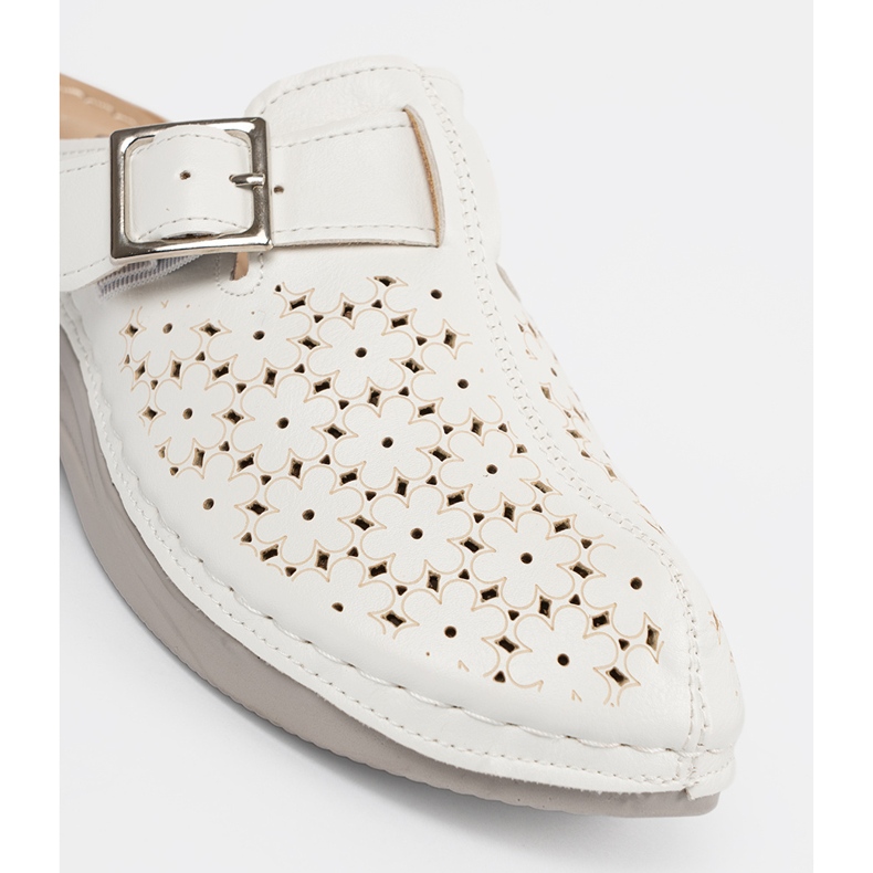 Seastar Valkoiset flip flops koko nenä ja solki valkoinen 1