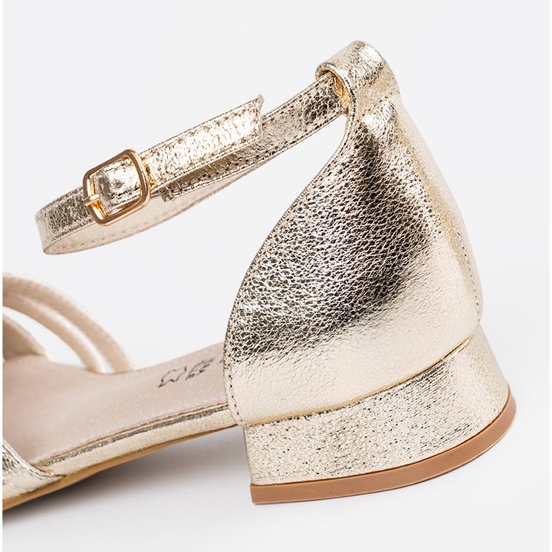 Goodin Tyylikkät kultaiset sandaalit kultainen 1