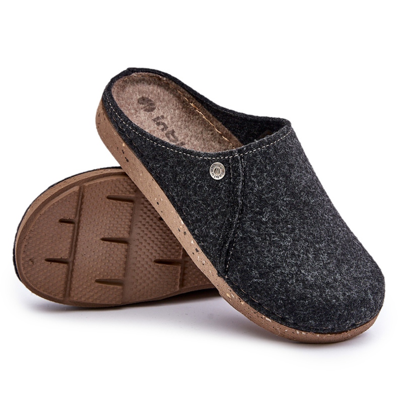 Miesten kodin tossut inblu mt000011 grafiitti musta 4