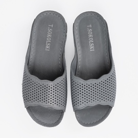T.Sokolski Nahkaharmaa flip flops 4