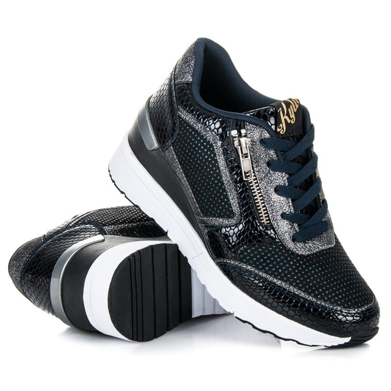 Kylie Urheilukengät kiilalla laivastonsininen 2