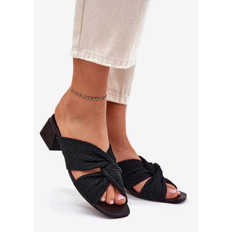 Naisten flip flops Maciejka-lohkossa 06955-01 musta 1