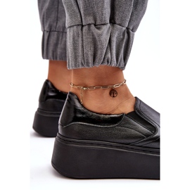 Naisten nahkaurheilukengät laiturilla musta lemar 3