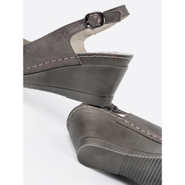 Goodin Harmaat naisten kiilan sandaalit 2