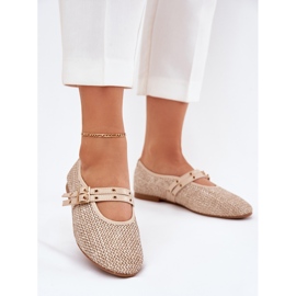 Balleriinit punoksilla ja beige -raidoilla 2