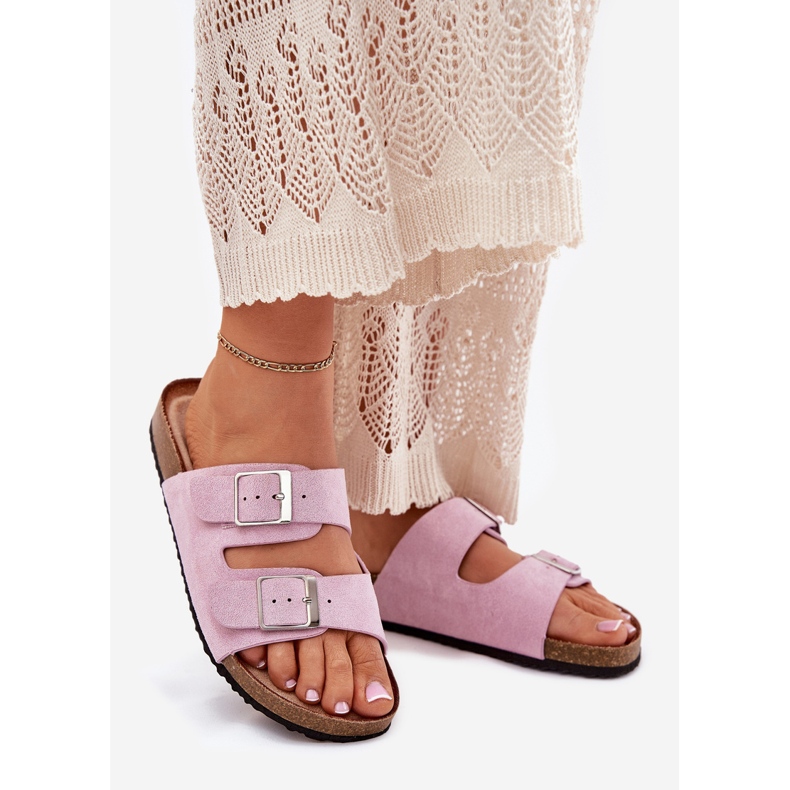 Naisten flip flops Cork -alustalla Lavender -soljet violetti 1